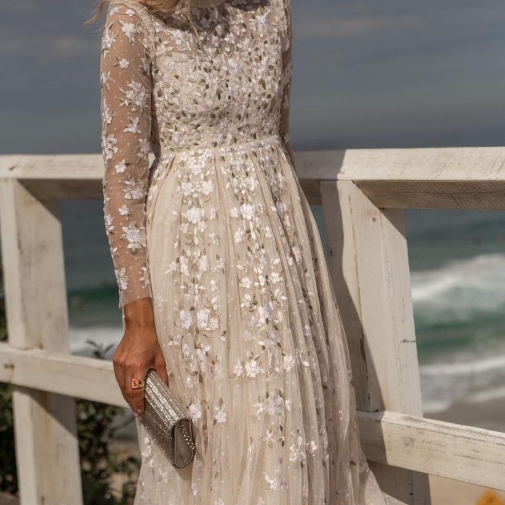 BHLDN Needle & Thread Dress size US 12 $929 - Picture 6 of 13